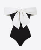 Contrast Bow Detail Two-Piece Swim Set - Body By J'ne