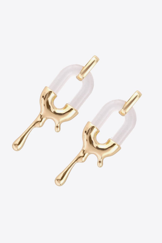 Contrast Zinc Alloy Earrings - Body By J'ne