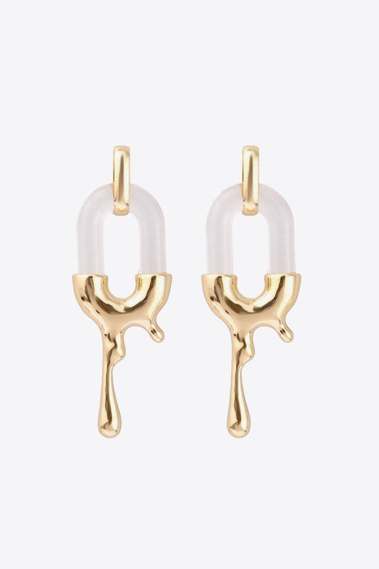 Contrast Zinc Alloy Earrings - Body By J'ne