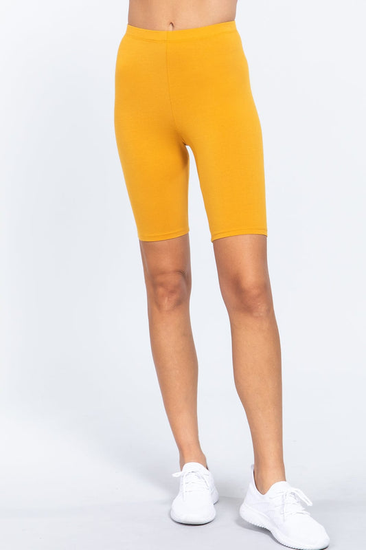 Cotton Jersey Short Leggings - Body By J'ne