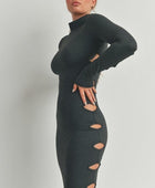 Cutout Detail Maxi Dress - Body By J'ne