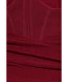 Cutout One-Shoulder Midi Bandage Dress - Body By J'ne