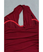 Cutout One-Shoulder Midi Bandage Dress - Body By J'ne