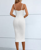 Cutout Spaghetti Strap Bodycon Dress - Body By J'ne