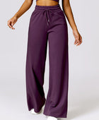 Drawstring High Waist Active Pants - Body By J'ne