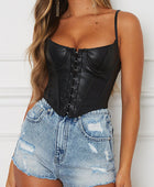 Scoop Neck Spaghetti Strap Cami - Body By J'ne