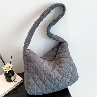 Corduroy Medium Shoulder Bag - Body By J'ne