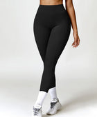 Ruched Pocketed High Waist Active Leggings - Body By J'ne