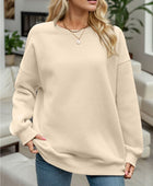 Round Neck Long Sleeve Sweatshirt - Body By J'ne