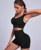 Scoop Neck Tank and Shorts Active Set - Body By J'ne