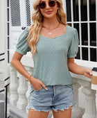 Eyelet Short Sleeve T-Shirt - Body By J'ne