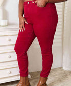 Full Size High Waist Tummy Control Skinny Jeans - Body By J'ne