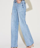 Judy Blue Full Size V Front Waistband Straight Jeans - Body By J'ne