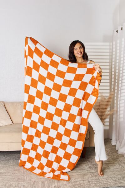 Cuddley Checkered Decorative Throw Blanket - Body By J'ne