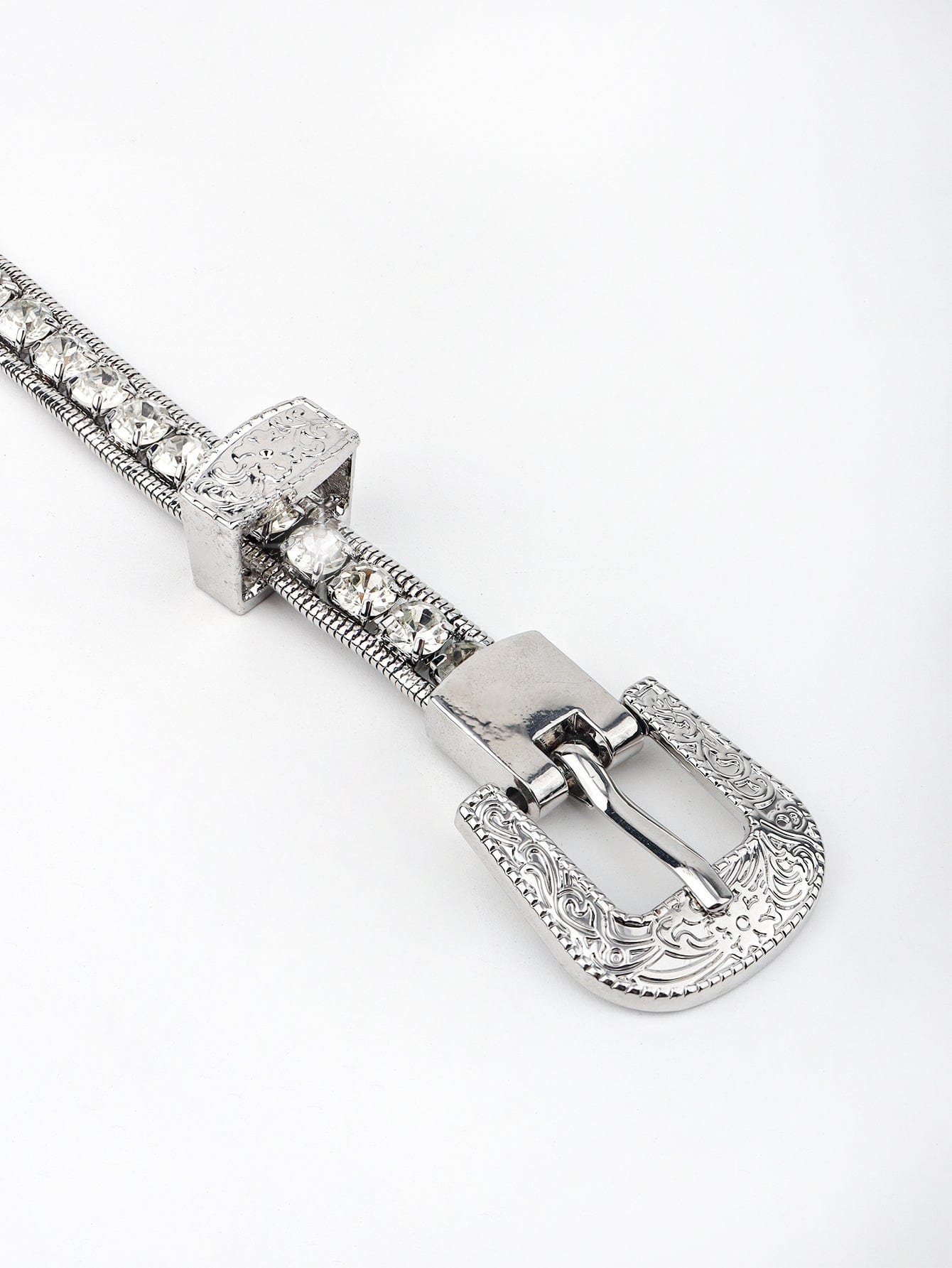 Rhinestone Metal Belt - Body By J'ne