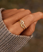 925 Sterling Silver Double-Layered Knot Ring - Body By J'ne