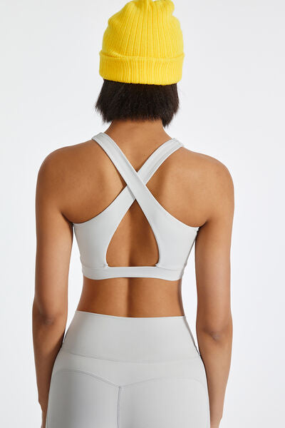 Ruched Crisscross Active Tank - Body By J'ne