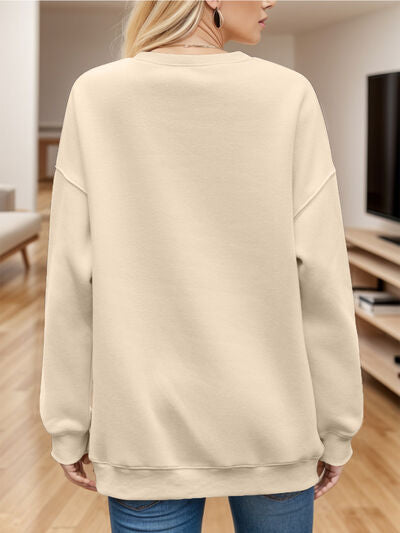 Round Neck Long Sleeve Sweatshirt - Body By J'ne