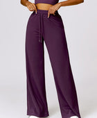 Drawstring High Waist Active Pants - Body By J'ne