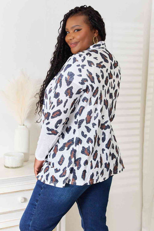 Leopard Long Sleeve Cardigan - Body By J'ne