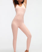 Crisscross Wide Strap Active Jumpsuit - Body By J'ne