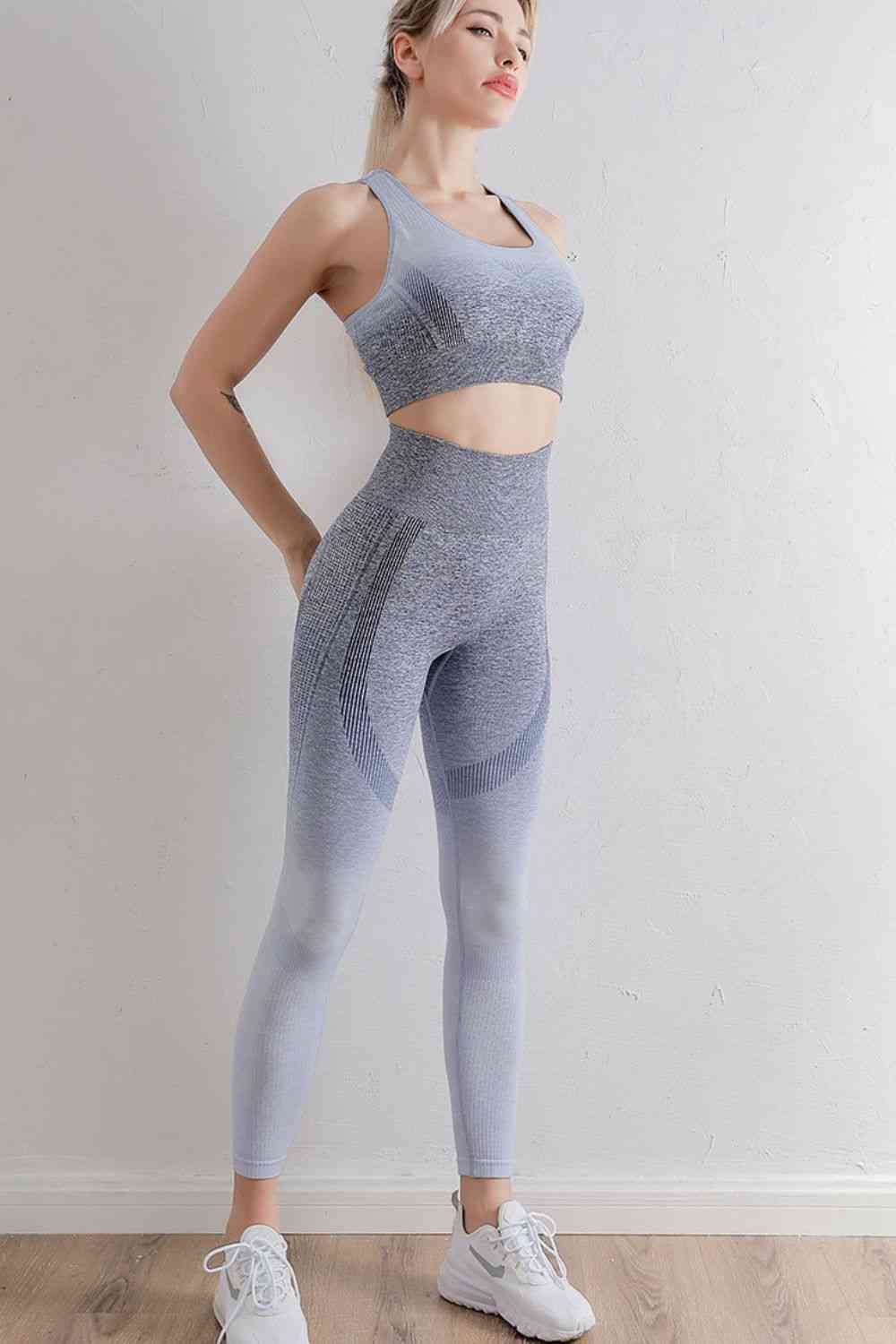 Gradient Sports Bra and Leggings Set - Body By J'ne