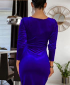 Surplice Long Sleeve Mini Dress - Body By J'ne