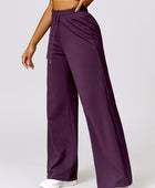 Drawstring High Waist Active Pants - Body By J'ne