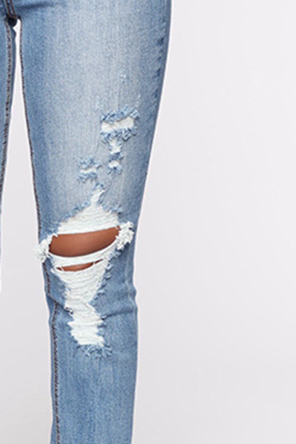 Distressed Slit Jeans - Body By J'ne