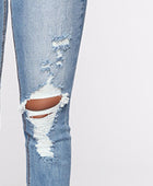 Distressed Slit Jeans - Body By J'ne