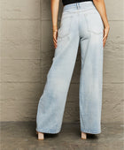 Distressed Wide Leg Jeans - Body By J'ne