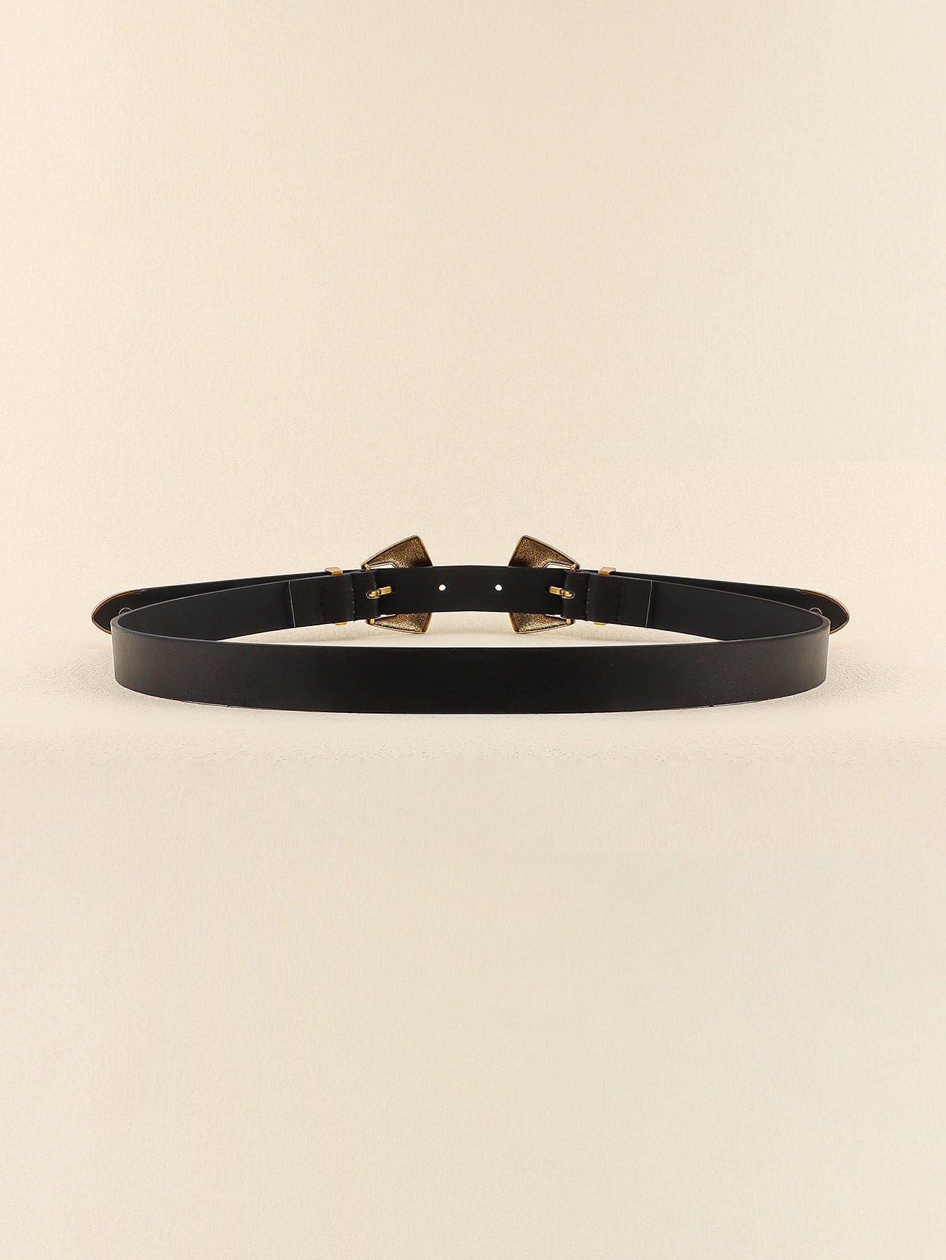 Double Buckle PU Leather Belt - Body By J'ne