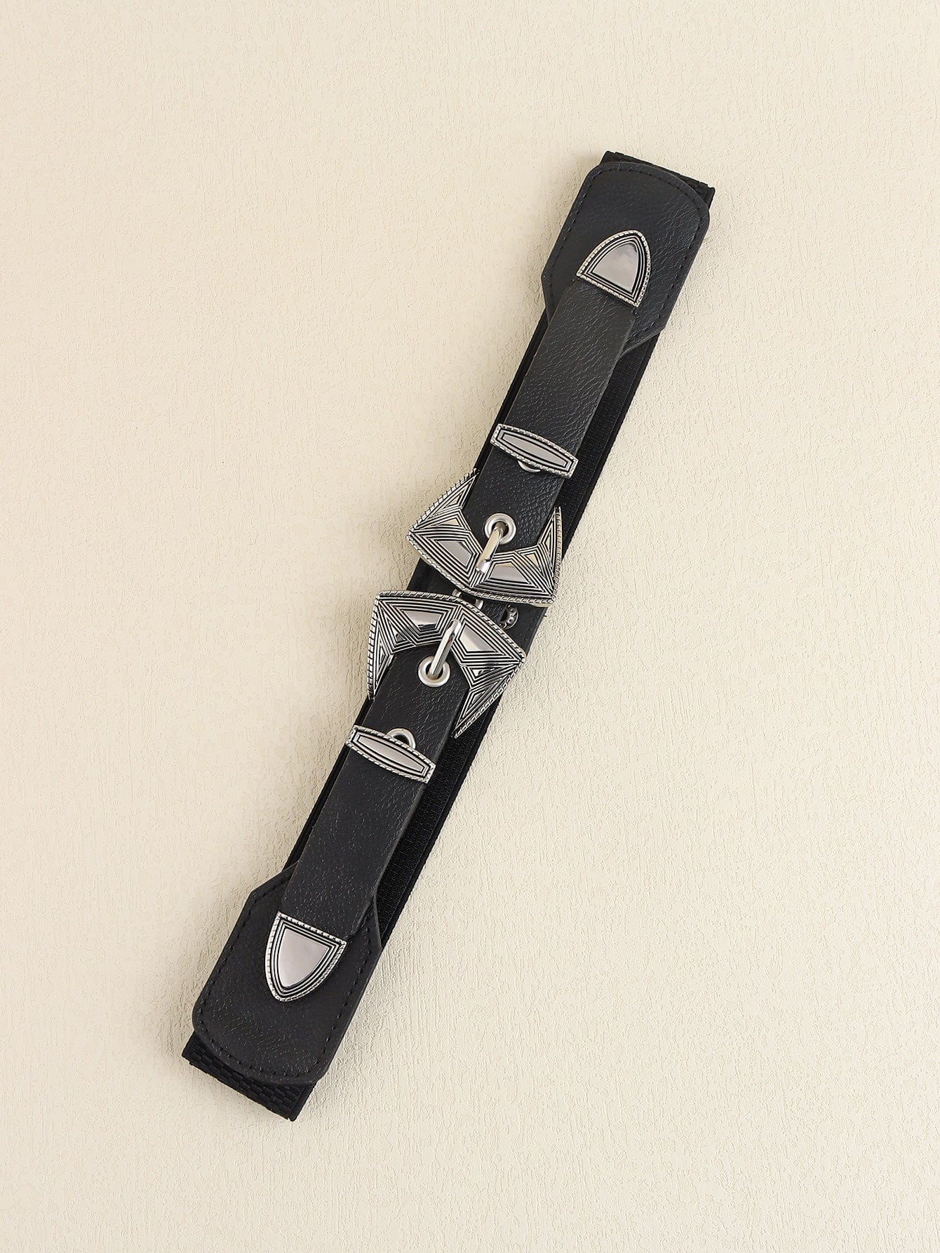 Double Buckle PU Leather Belt - Body By J'ne