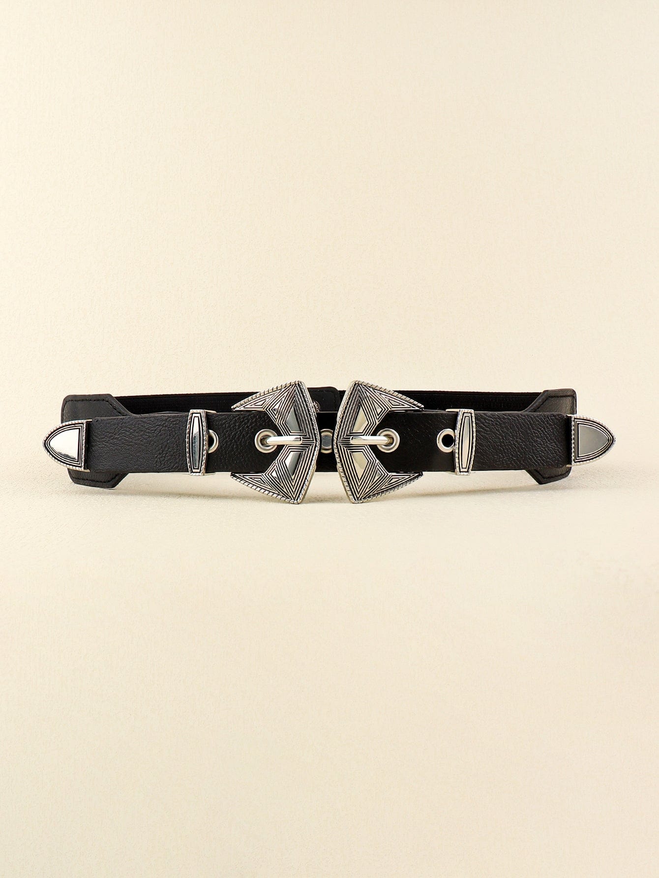 Double Buckle PU Leather Belt - Body By J'ne