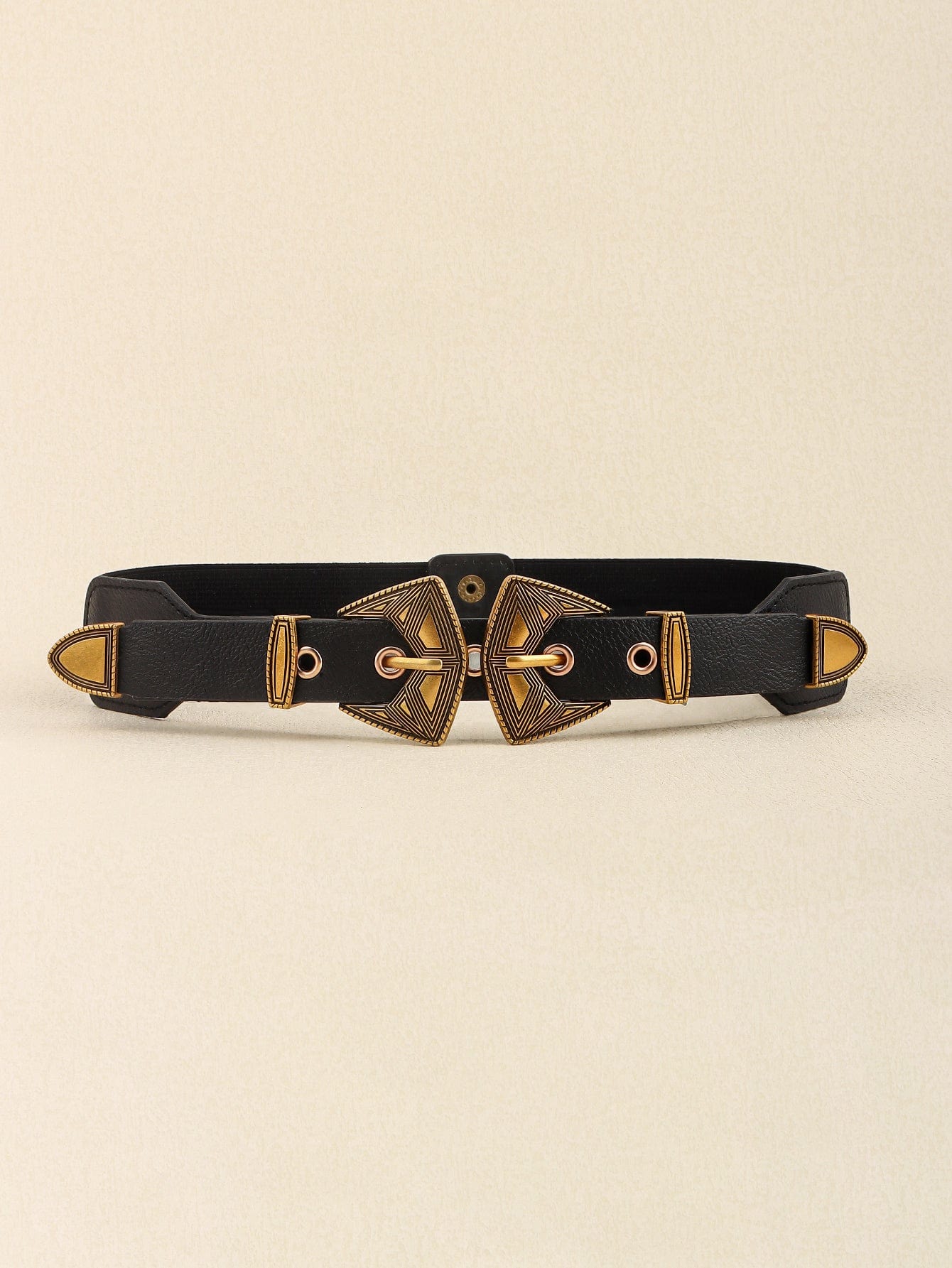 Double Buckle PU Leather Belt - Body By J'ne