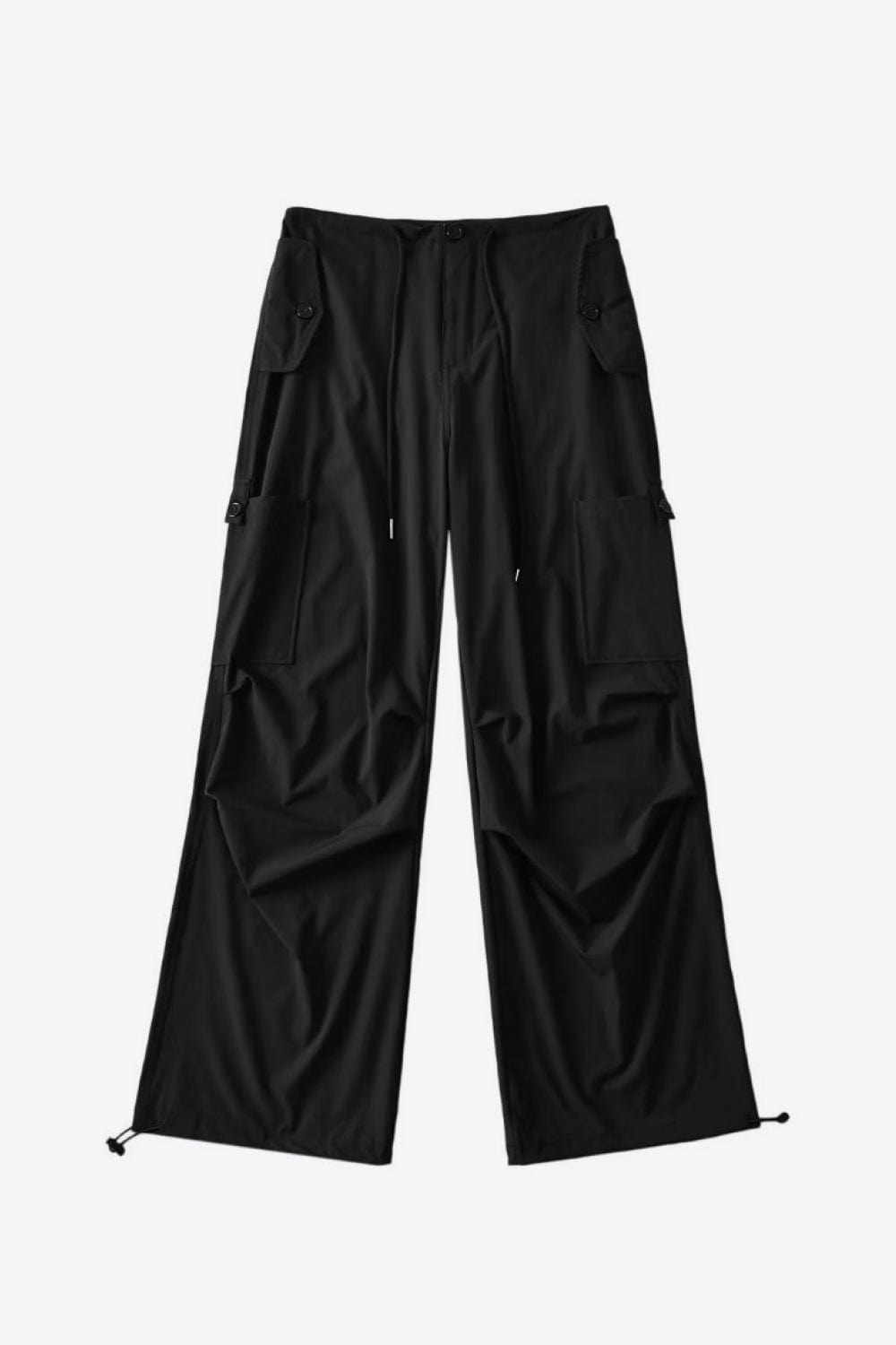 Drawstring Waist Joggers with Pockets - Body By J'ne