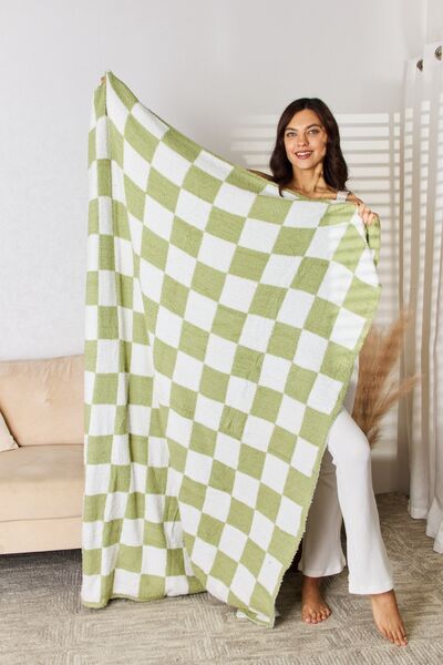 Cuddley Checkered Decorative Throw Blanket - Body By J'ne