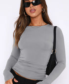 Round Neck Long-Sleeve Top - Body By J'ne