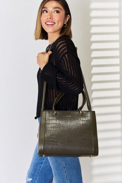 David Jones Texture PU Leather Handbag - Body By J'ne