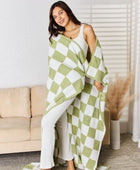 Cuddley Checkered Decorative Throw Blanket - Body By J'ne