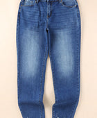 Raw Hem Skinny Jeans with Pockets - Body By J'ne