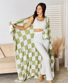 Cuddley Checkered Decorative Throw Blanket - Body By J'ne