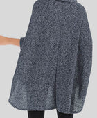 Turtleneck Batwing Sleeve Sweater - Body By J'ne