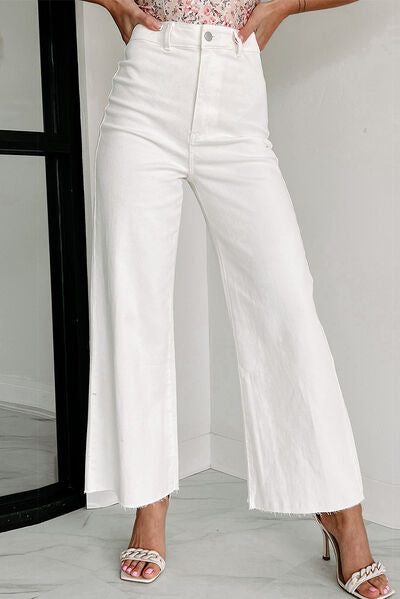 High Waist Wide Leg Jeans - Body By J'ne