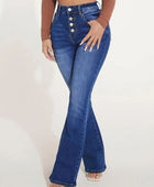 Button Fly Bootcut Jeans with Pockets - Body By J'ne