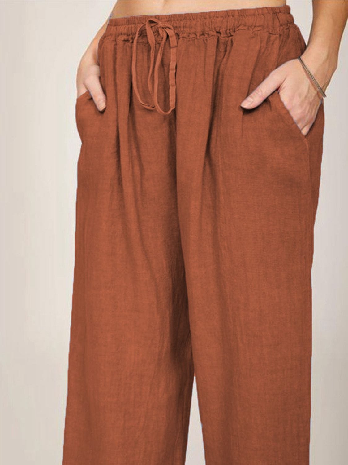 Easy Breezy Full Size Pants - Body By J'ne