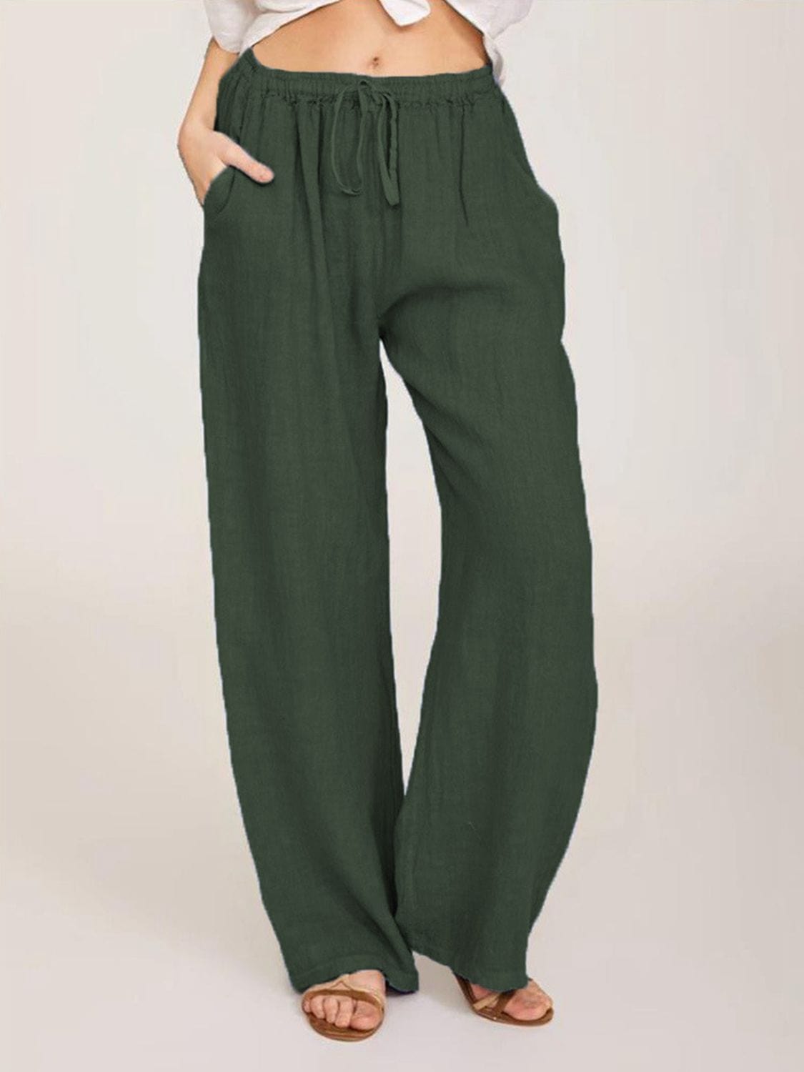 Easy Breezy Full Size Pants - Body By J'ne