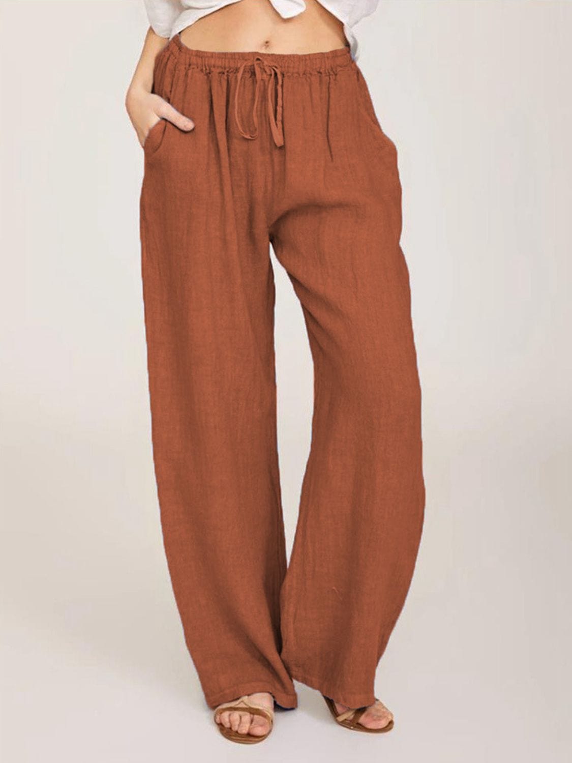 Easy Breezy Full Size Pants - Body By J'ne