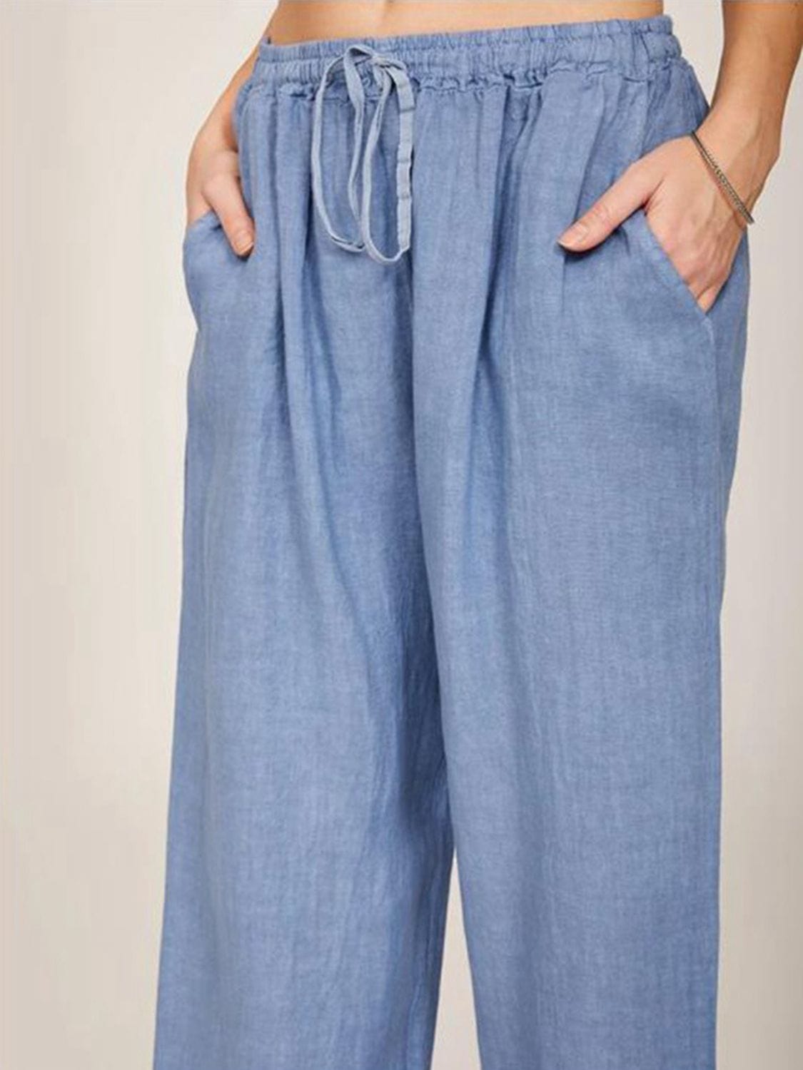 Easy Breezy Full Size Pants - Body By J'ne