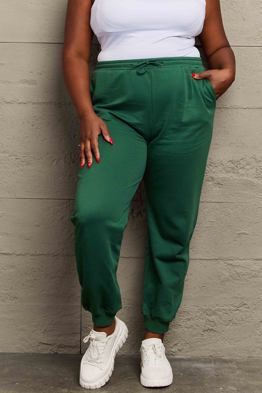 Mala Full Size Drawstring Sweatpants - Body By J'ne